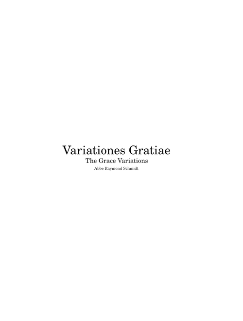 Variationes Gratiae