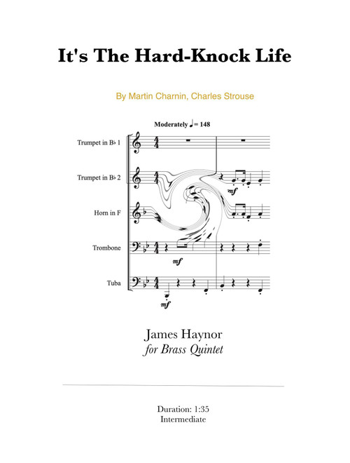 It's The Hard-knock Life (Arr. James Haynor) - Martin Charnin, Charles Strouse (Brass Ensemble)