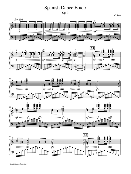 Spanish Dance Etude