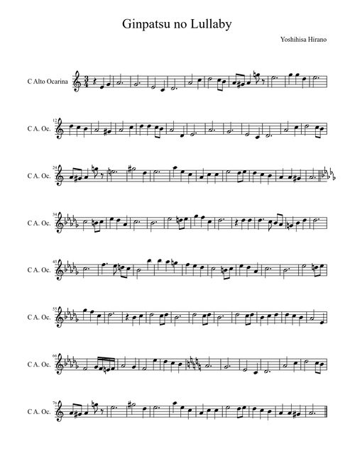 Ginpatsu no Lullaby