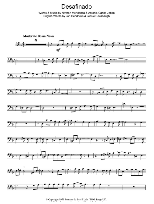 Desafinado (Slightly Out Of Tune) - Antonio Carlos Jobim (Trombone Solo)