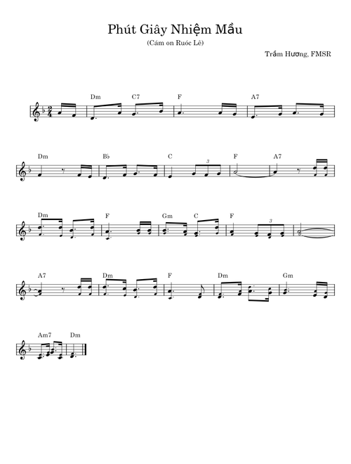 Phút Giây Nhiệm Mầu - Trầm Hương