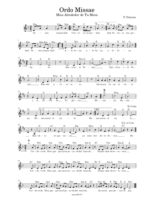 Señor, ten piedad (Alrededor de tu Mesa) – Francisco Palazón