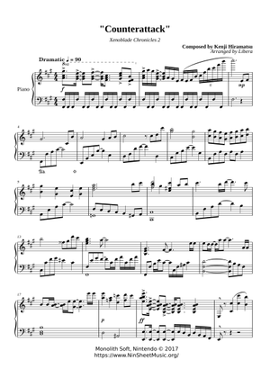 Counterattack Jazz Fusion Arrangement Sheet Music for Piano