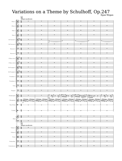 Variations on a Theme by Schulhoff, Op.247
