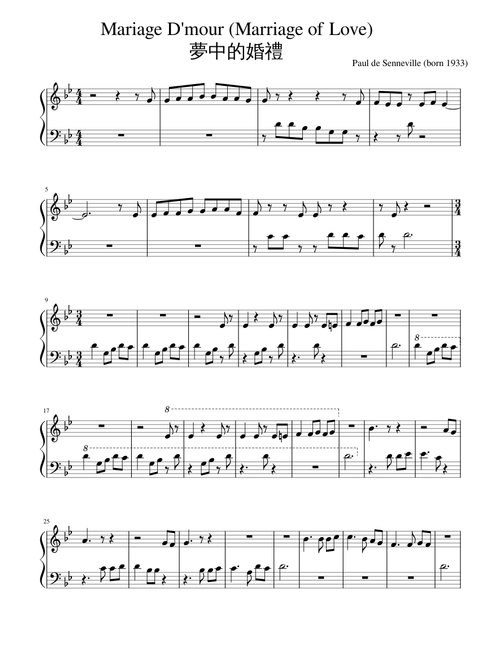 Piano Romantico sheet music by Intrepid Acuarian | Play, print