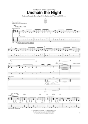 Play Official version of Tooth and nail sheet music by