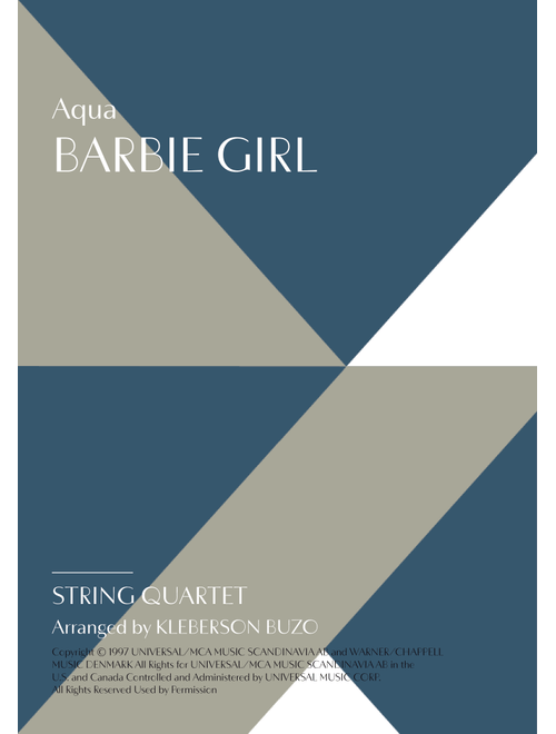 Barbie Girl (Arr. Kleberson Buzo) - Aqua (String Quartet)