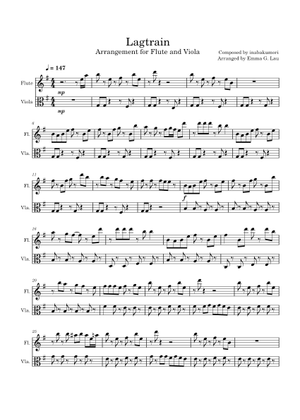 ラグトレイン【Lagtrain】― 稲葉雲【inabakumori】― Piano【ピアノ