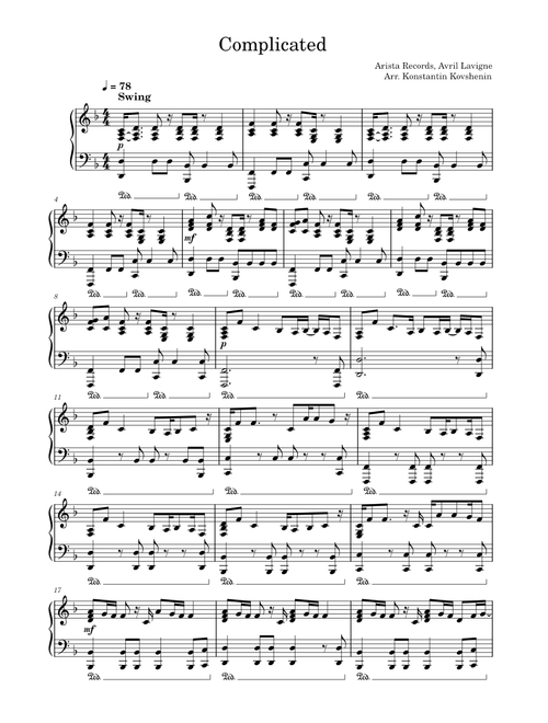 Complicated – Avril Lavigne