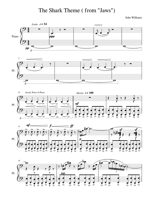 The Shark Theme( from "Jaws")