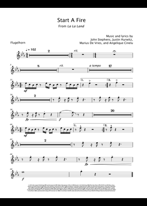 Start A Fire (Arr. David Lartey) - John Legend (Instrumental Solo)