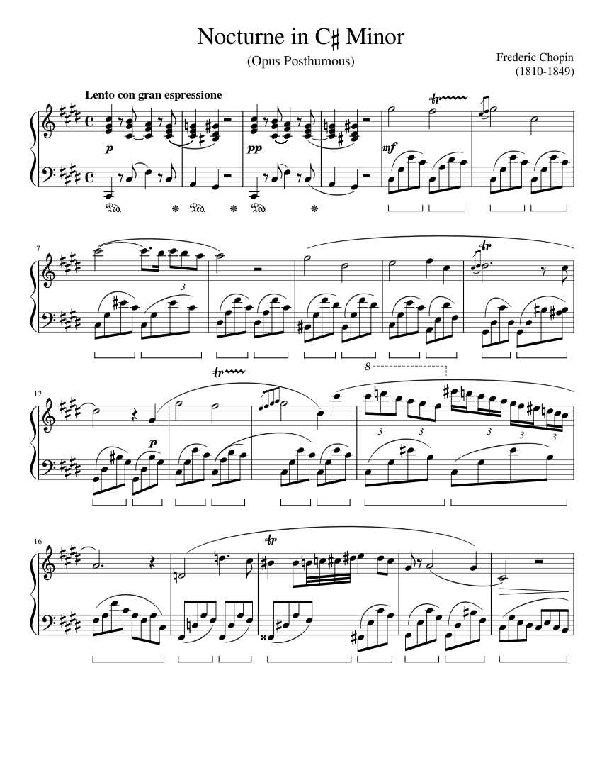 20. 20. «ноктюрн 20» фредерик шопен. Nocturne guitar. Yeol eum son - chopin - nocturnes for piano and strings.