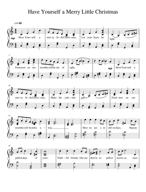 Have Yourself a Merry Little Christmas