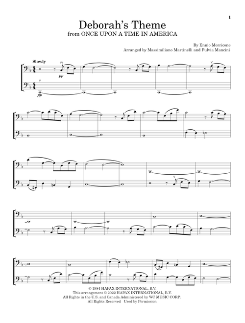 Deborah's Theme (from Once Upon A Time In America) - Mr & Mrs Cello (Cello Duet)
