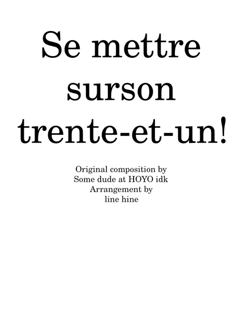 Se mettre sur son trente-et-un ! – HOYO-MiX