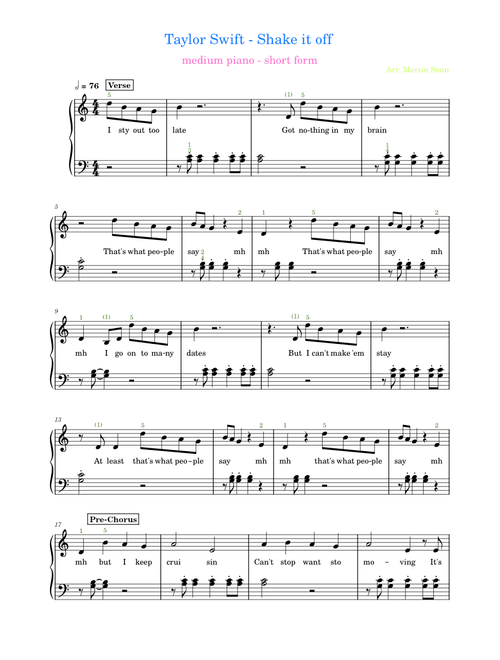 Shake It Off - Taylor Swift