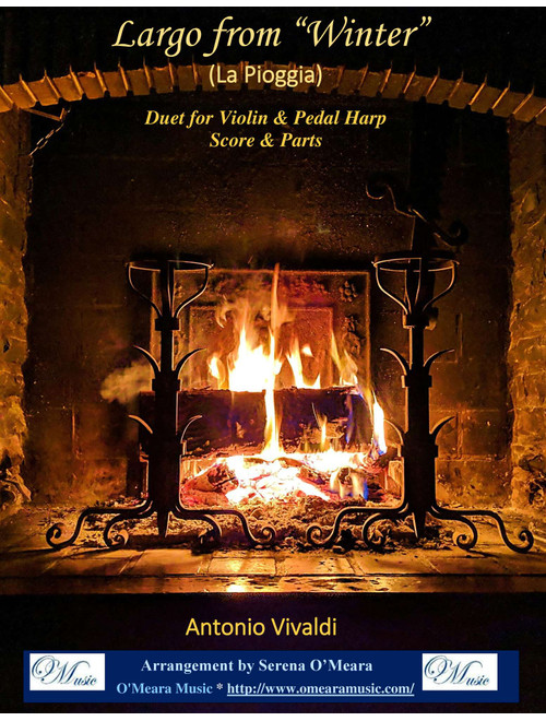 Largo from “Winter”, Duet for Violin & Pedal Harp (Arr. Serena O'Meara) - Antonio Vivaldi (Instrumental Duet)