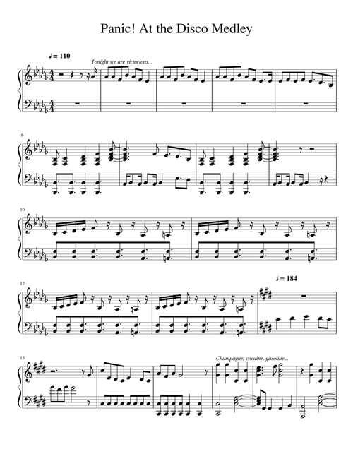 Panic! At the Disco Medley