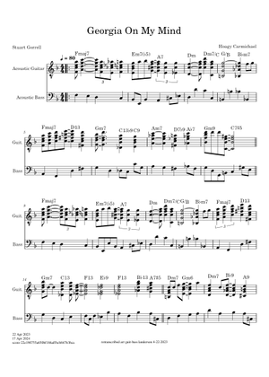 Georgia on my mind – Hoagy Carmichael Georgia_on_my_mind v5.mscz