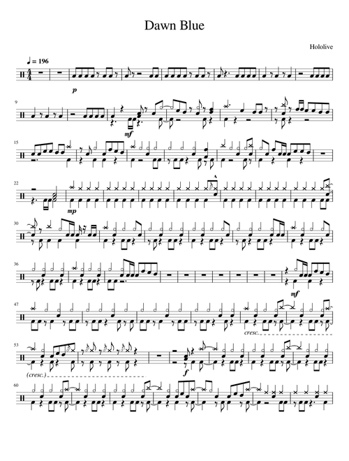 Dawn Blue – Calliope Mori