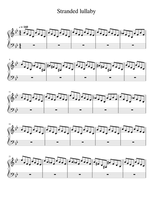 Stranded Lullaby (Piano)