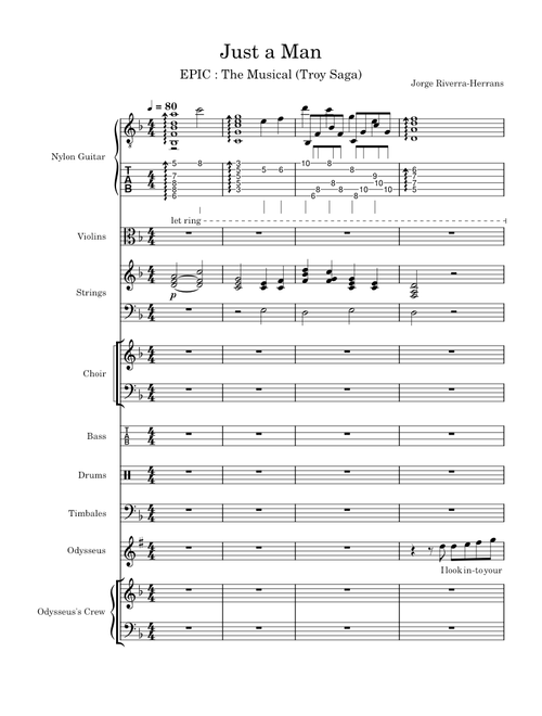 Just A Man – Jorge Rivera-Herrans (EPIC : The Musical)