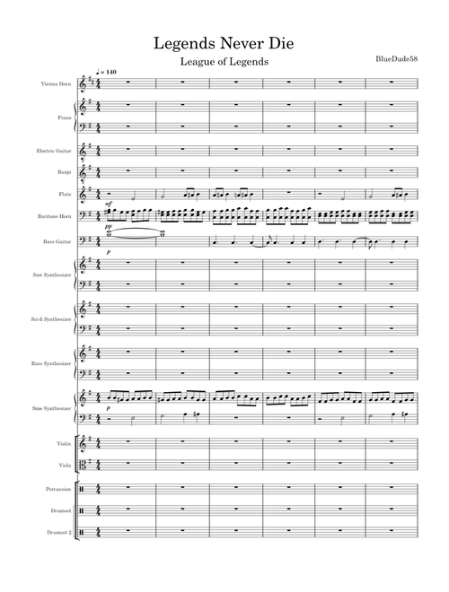 Legends Never Die – League of Legends [Mixed Ensemble]
