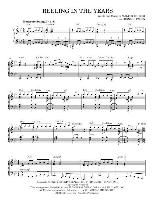 Reeling in the years - Steely Dan (Piano Solo)