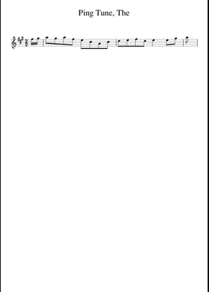 The Ping Tune - Misc tunes Sheet Music for Piano (Solo) easy ...
