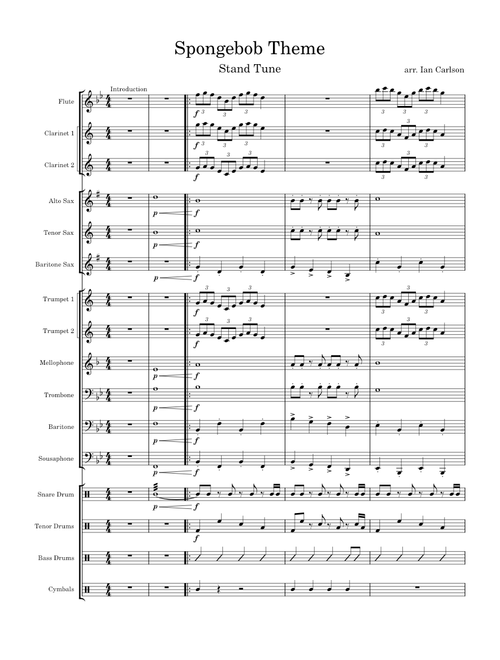 Spongebob squarepants theme – Misc Cartoons Spongebob Squarepants Theme