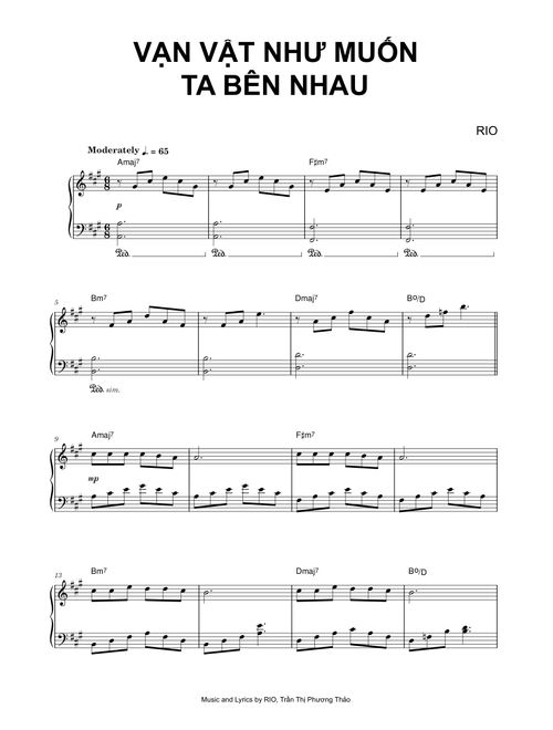 Vạn vật như muốn ta bên nhau - RIO (Piano)