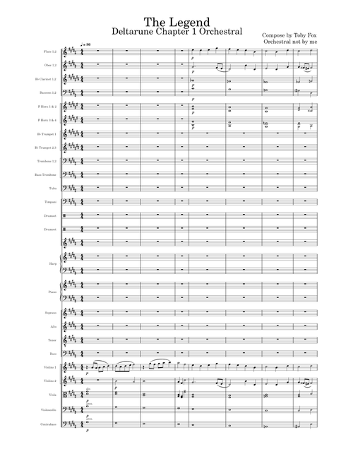 The Legend – Toby Fox Orchestral | Deltarune Chapter 1
