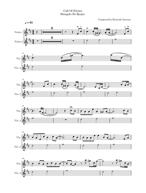 Call of Silence – Hiroyuki Sawano