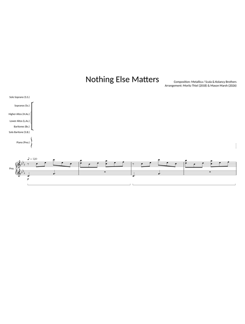 Nothing Else Matters – Scala & Kolacny Brothers