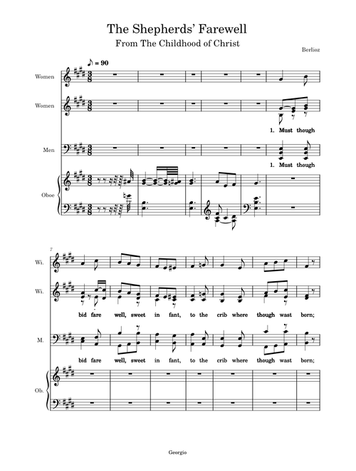 The Shepherds’ Farewell – Hector Berlioz