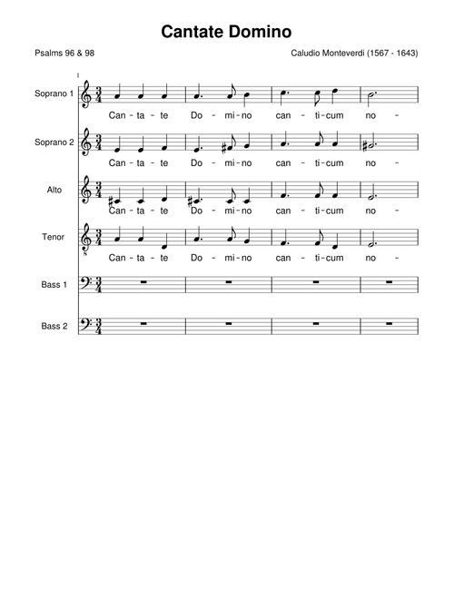 Cantate Domino (Monteverdi)