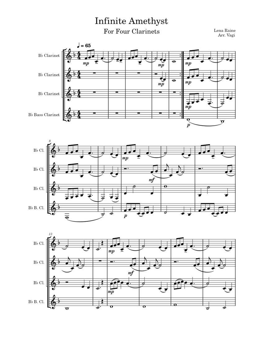 Infinite Amethyst Lena Raine Quartet piano tutorial