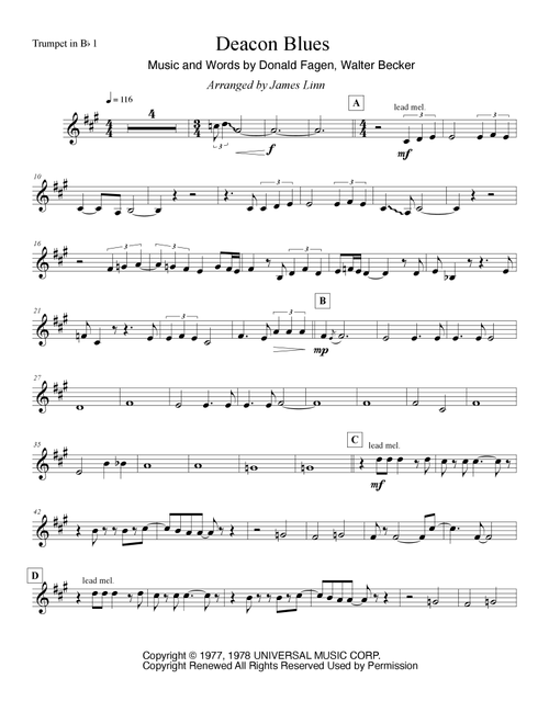 Deacon Blues (Arr. James Linn) - Steely Dan (Brass Ensemble)