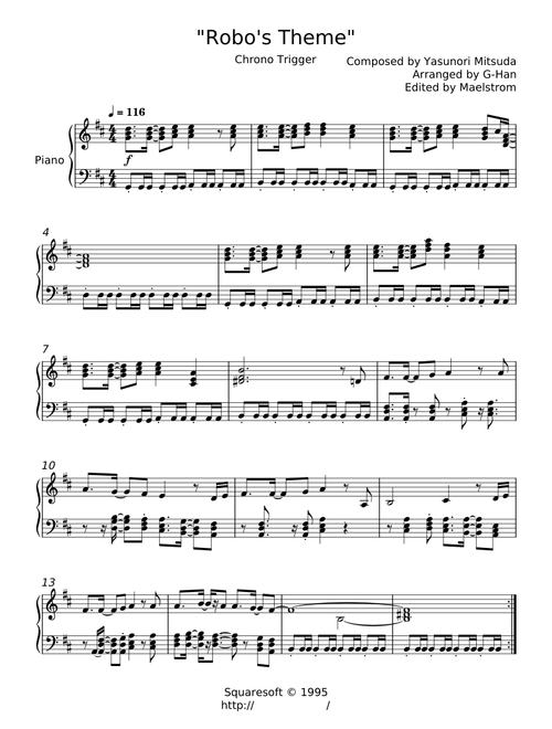 Chrono Trigger - Robos Theme - Misc Computer Games