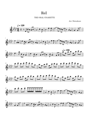 ReI – THE ORAL CIGARETTES Sheet Music for Piano (Solo)