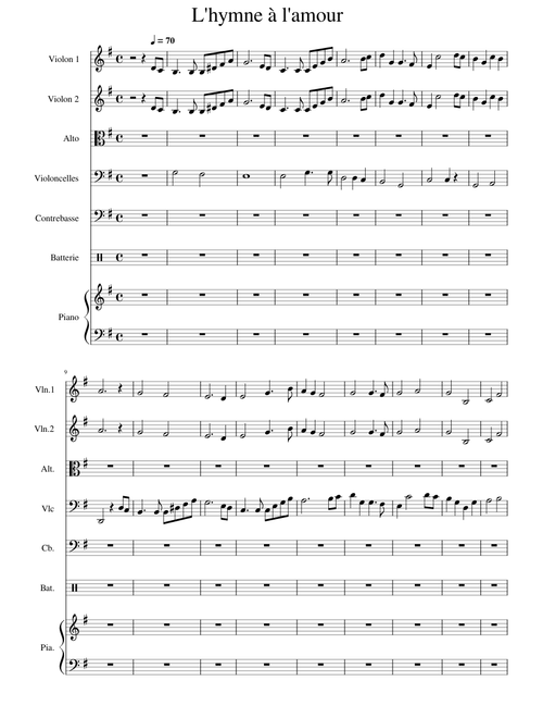 Hymne à l'amour – Édith Piaf