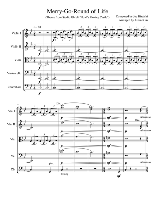 Howl's Moving Castle String Orchestra