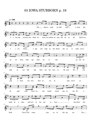 Iowa fight song – Meredith Willson Iowa Fight Song Sheet Music for ...