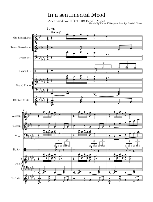 In a sentimental Mood
