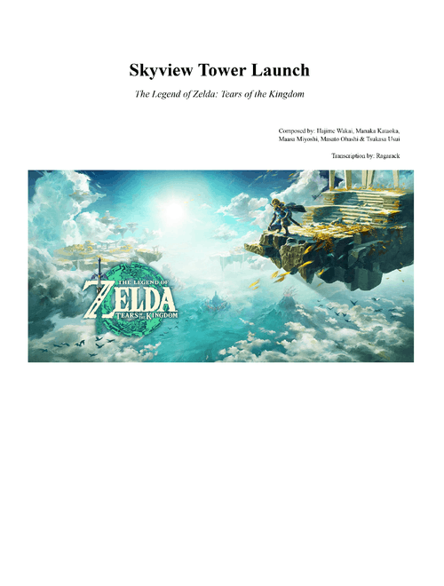 Skyview Tower Launch - The Legend of Zelda: Tears of the Kingdom
