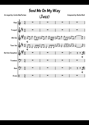 Send me on my way - Rusted Root Sheet Music for Flute, Guitar, Bouzouki ...