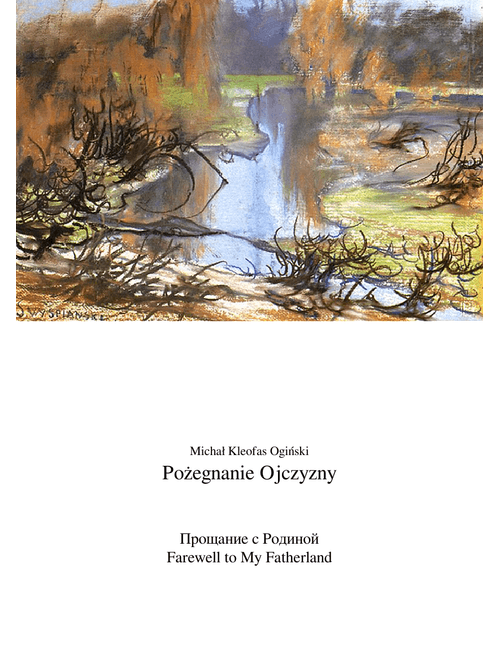 Farewell to My Fatherland — M. Ogiński — easy piano