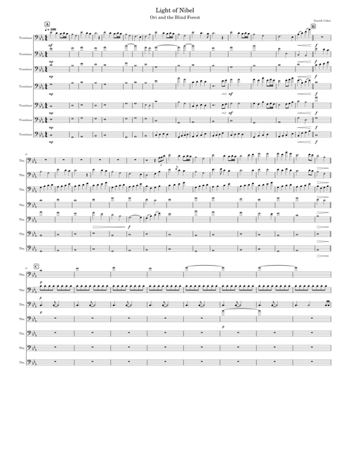 Ori and The Blind Forest - Light of Nibel - Trombone Septet