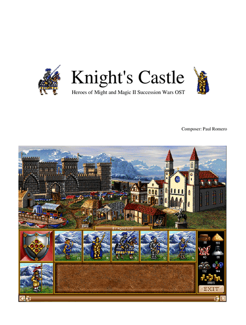Heroes of Might and Magic II Succession Wars - Knight's Castle theme